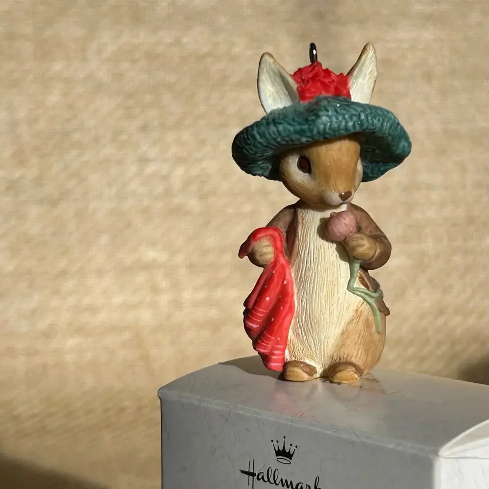 Hallmark Benjamin Bunny Beatrix Potter Ornament w Box
